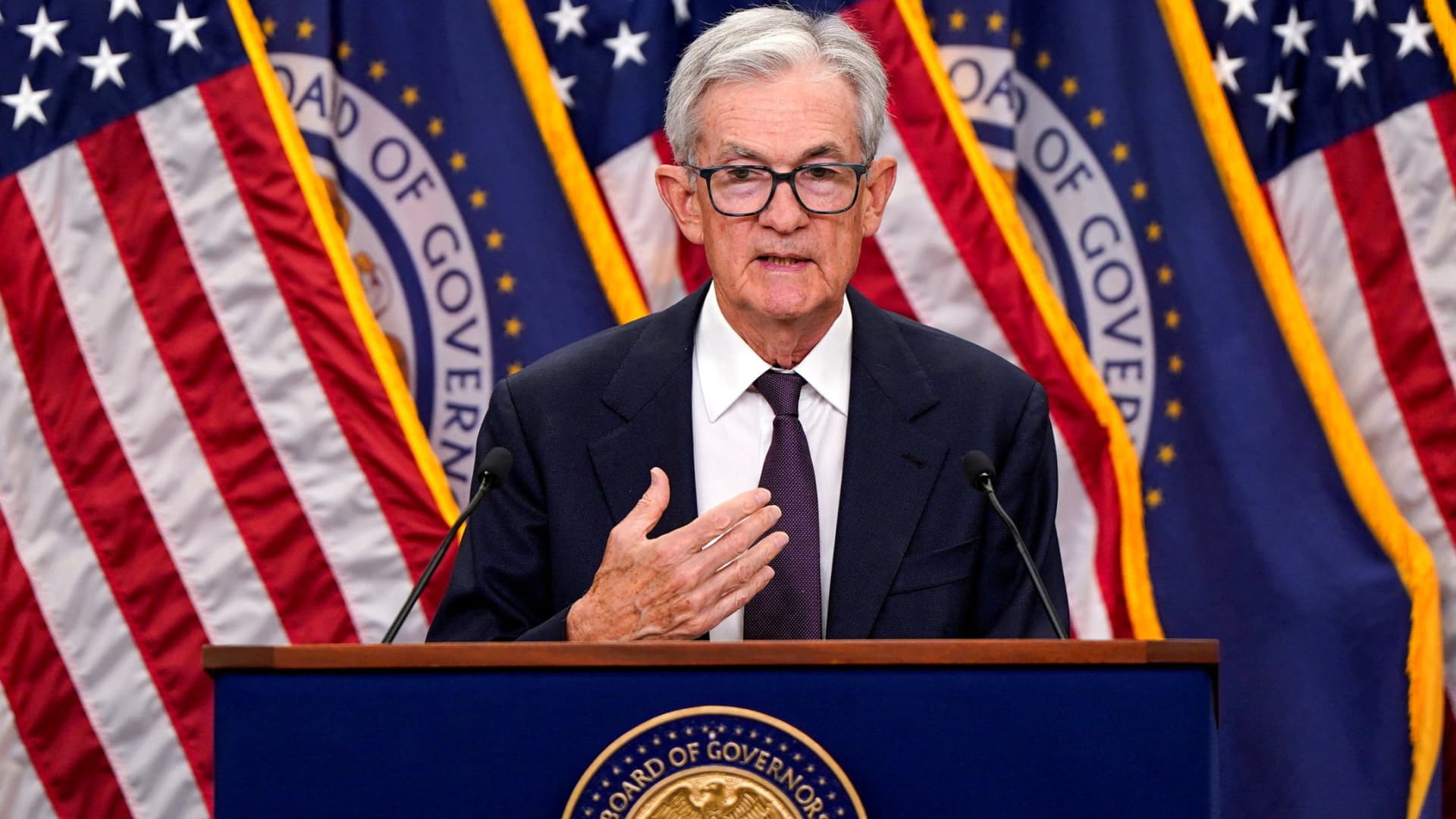 Powell says slowing labor market prompted rate cut, sees 'challenging situation' ahead