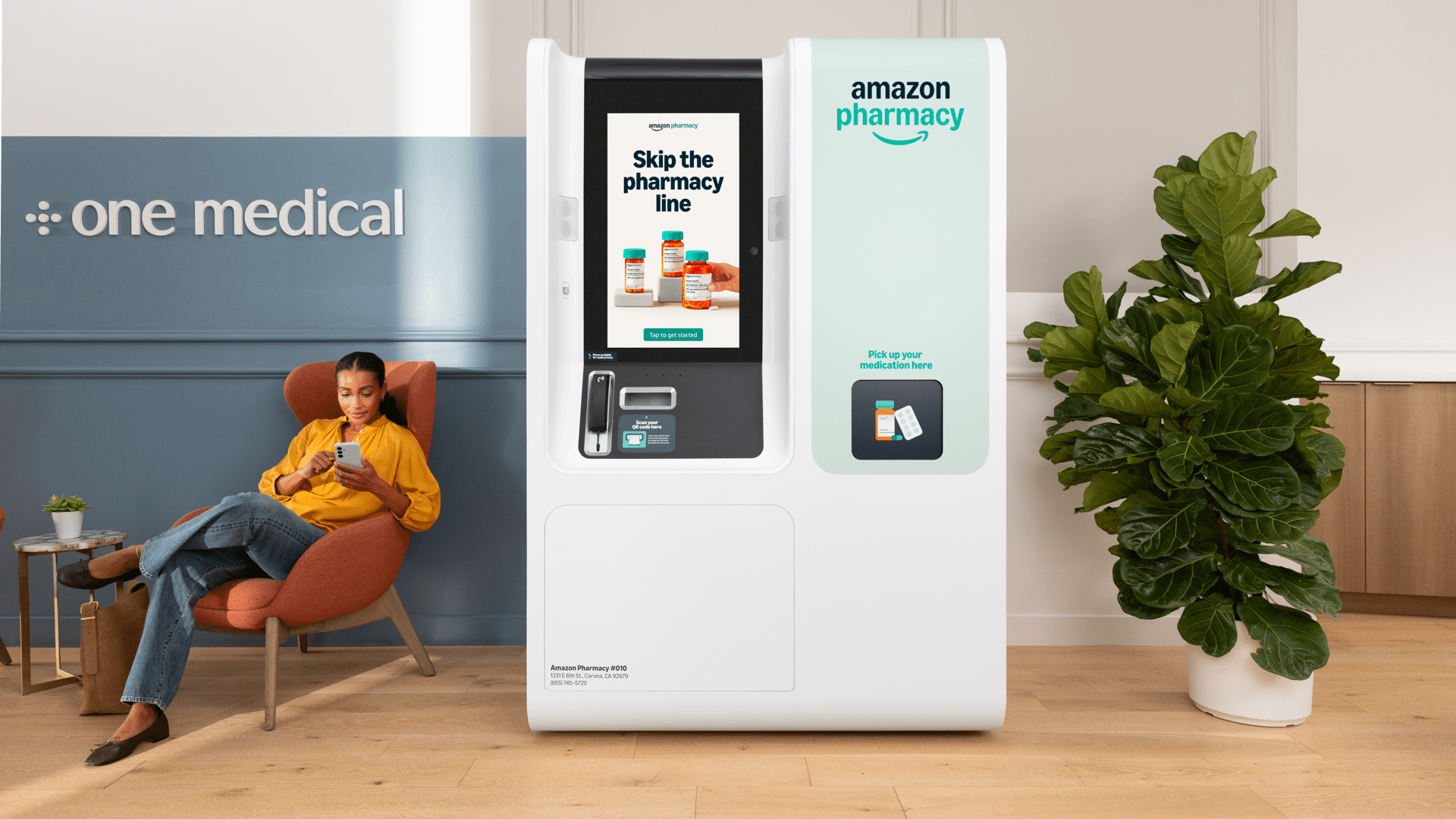 Amazon debuts prescription kiosks at Los Angeles One Medical clinics