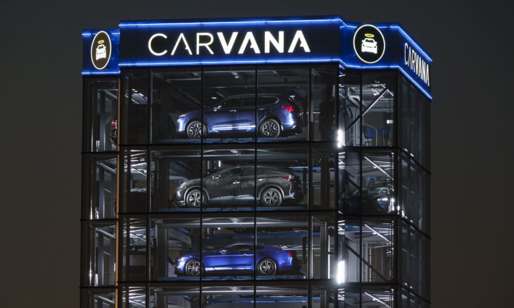Carvana's third-quarter results rise on used vehicle demand