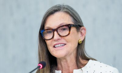 Cathie Wood flags market correction risk but rejects AI bubble fears