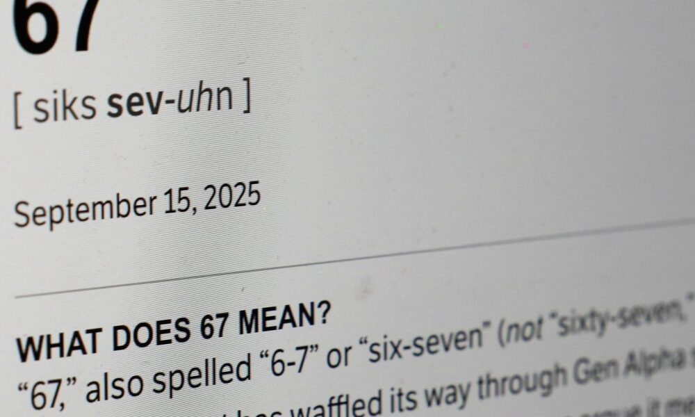 Dictionary.com risks Gen Z mockery by crowning '6-7' as word of the year