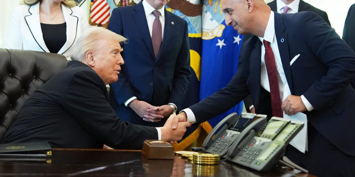 'Do you take any of this stuff, Howard?' Trump roasts his cabinet about their weight while announcing blockbuster Medicare Ozempic deal