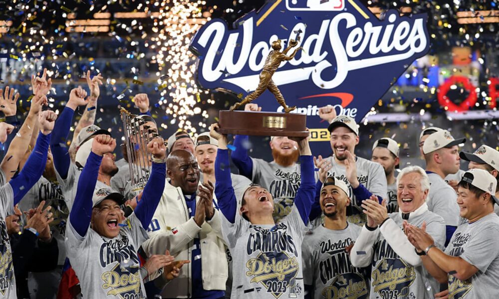 Dodgers rally to beat Blue Jays, repeat as World Series champions