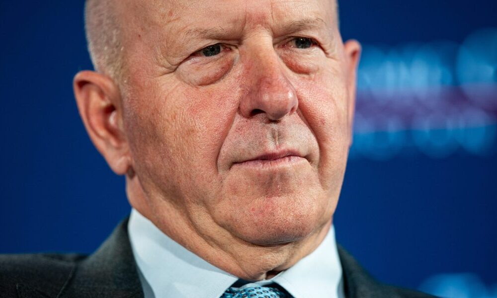 Goldman Sachs CEO David Solomon says AI-induced growth offers a 'path out' of debt crisis