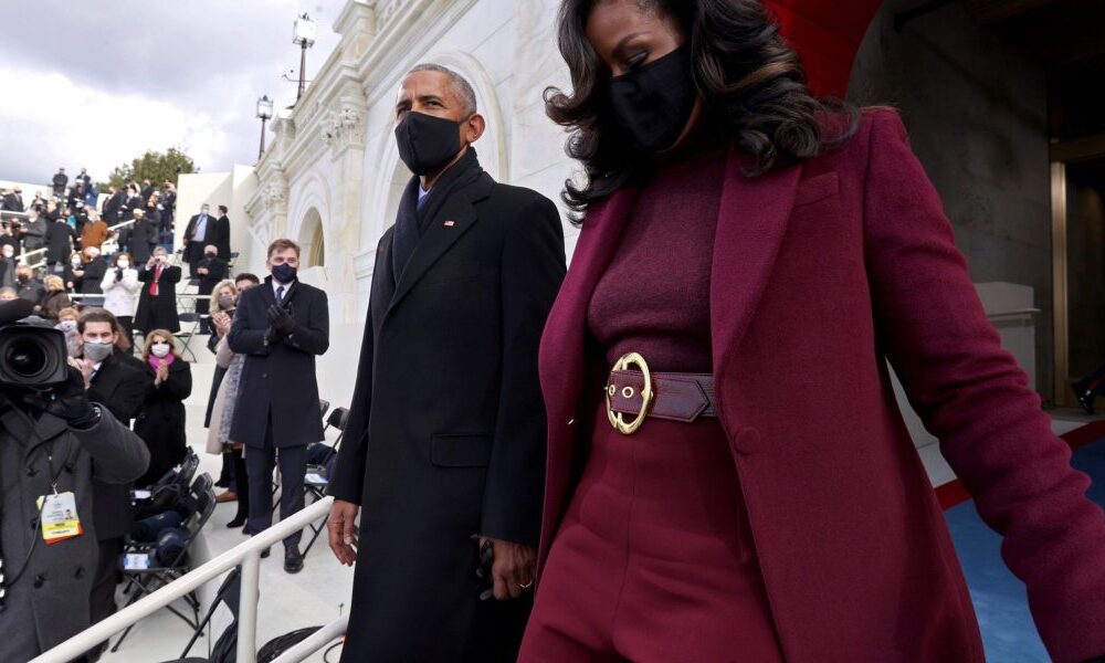 Michelle Obama had no idea her maroon ensemble from Biden's inauguration would 'break the internet'