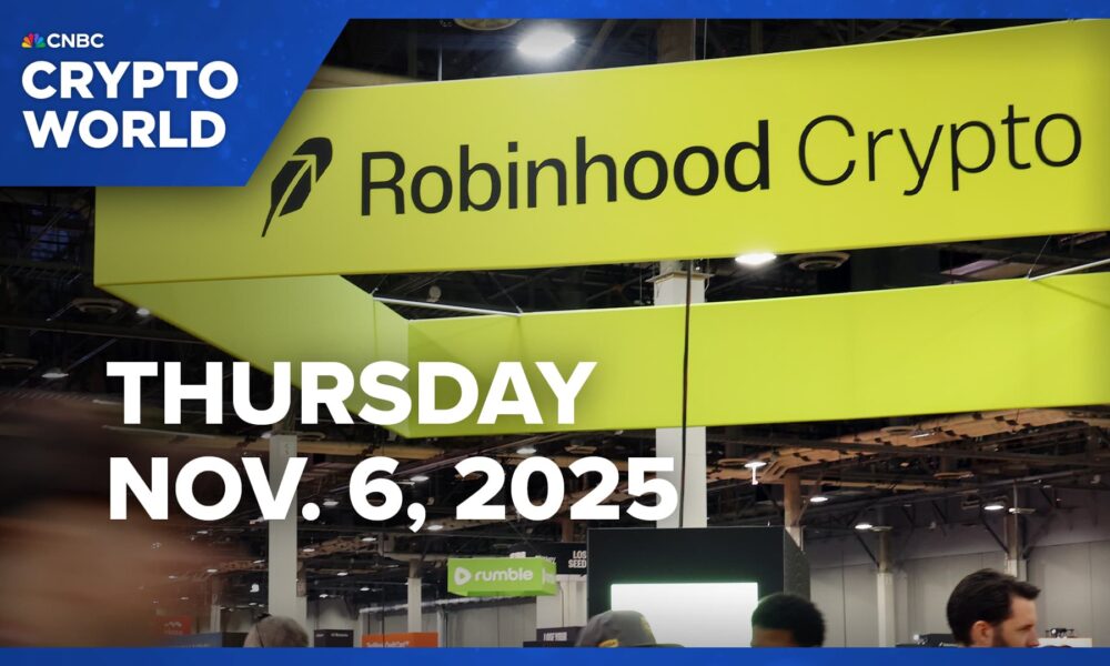 Robinhood shares drop 8% despite reporting Q3 crypto revenue surge: CNBC Crypto World