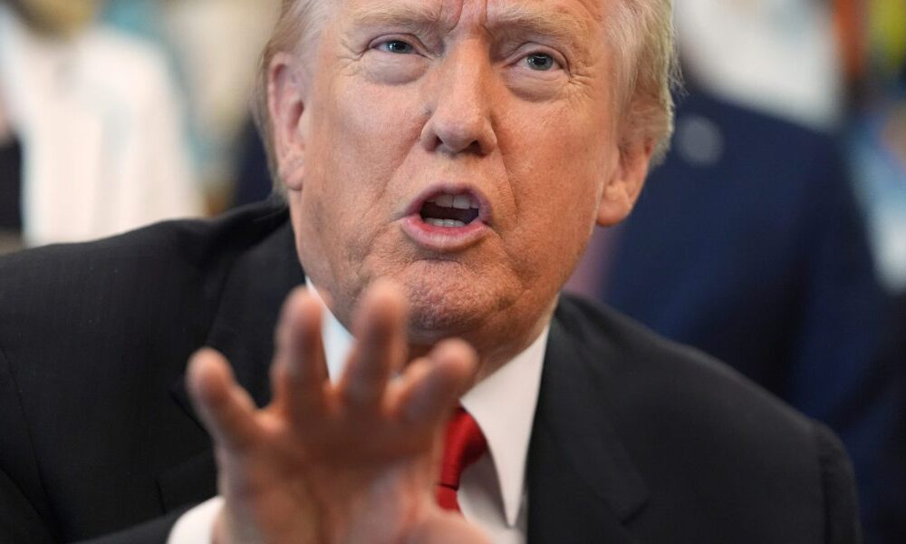 Trump  says Americans are 'gaining tremendously' from tariffs as he scrambles to combat criticism of the economy