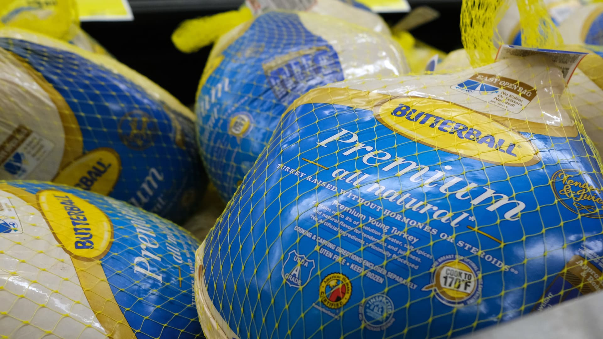 Turkey prices soar for Thanksgiving because of bird flu